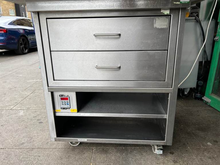 Stainless Steel  HOT HOLDING WARMER UNIT CATERING COMMERCIAL CAFE PIZZA CHICKEN KEBAB RESTAURANT 