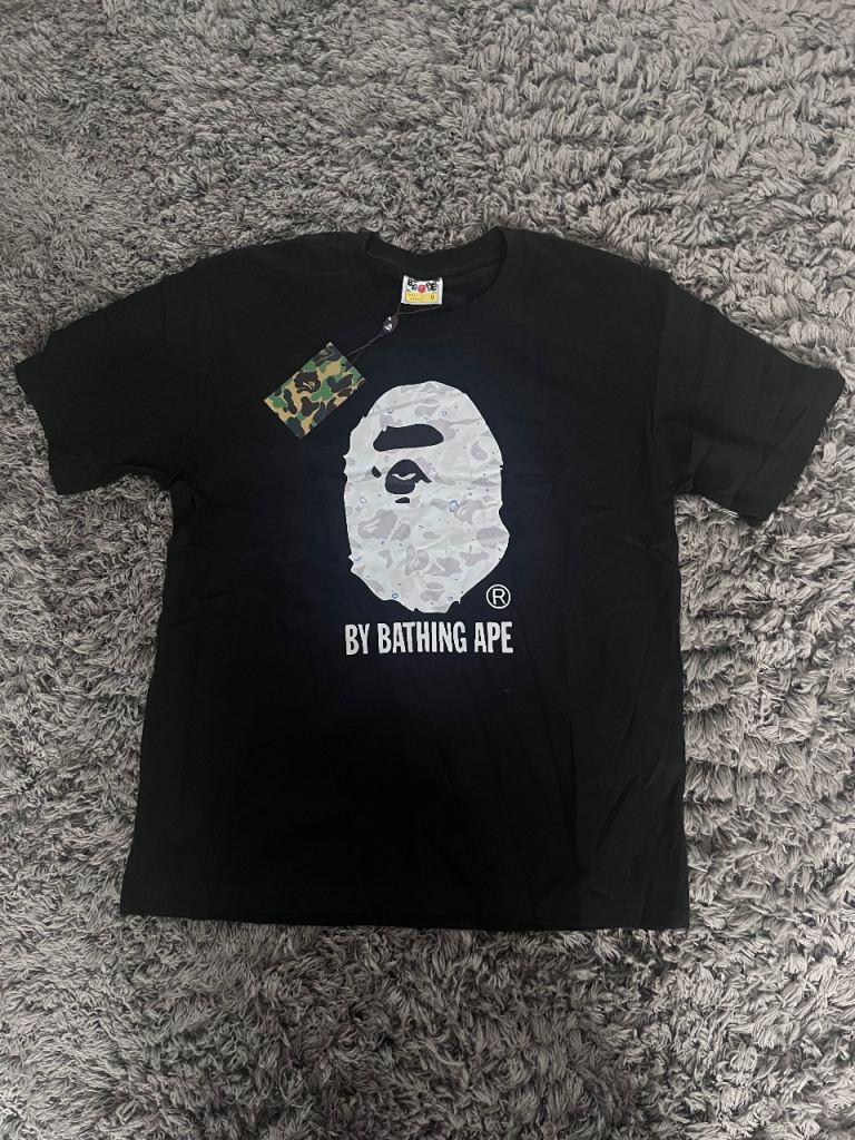 Bape Black T-Shirt – New with Tags, Size Medium