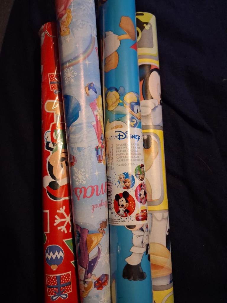 Disney Wrapping Paper Rolls