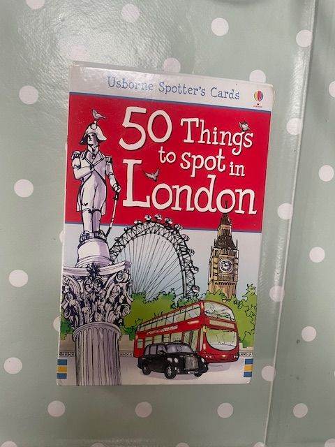 New Usborne Spotter's Cards - 50 Things to Spot in London