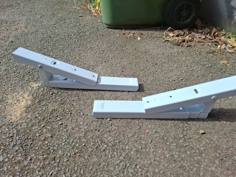 Wall metal brackets adjustable for microwave  