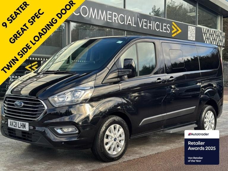 2021 Ford Tourneo Custom 320 Titanium 9 Seater Minibus L1 Euro 6 with Air con, Cruise Control &am...