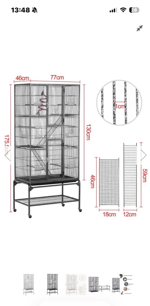 Large cage for small animals 