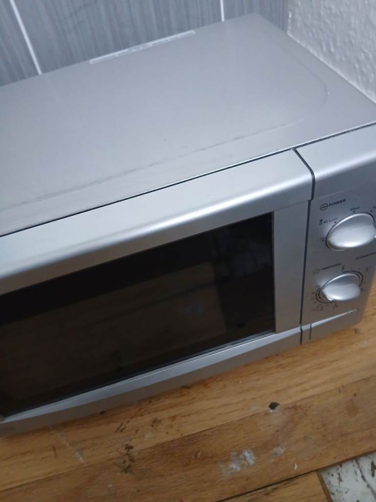 Silver microwave