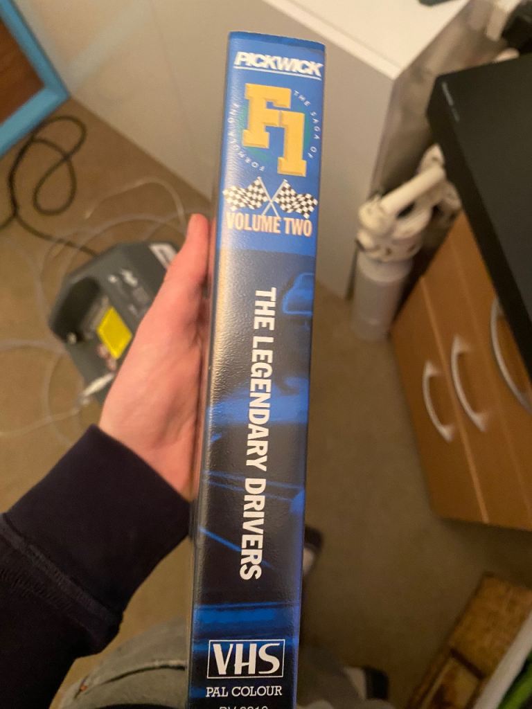 F1 legendary drivers VHS