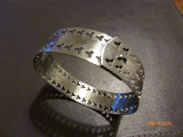 Charles Horner mid 1940's style large wide bangle.