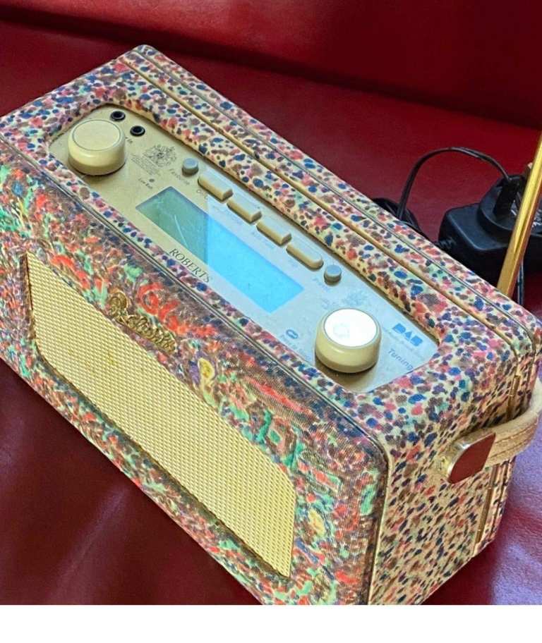 Roberts RD60 DAB/FM Radio - hand painted