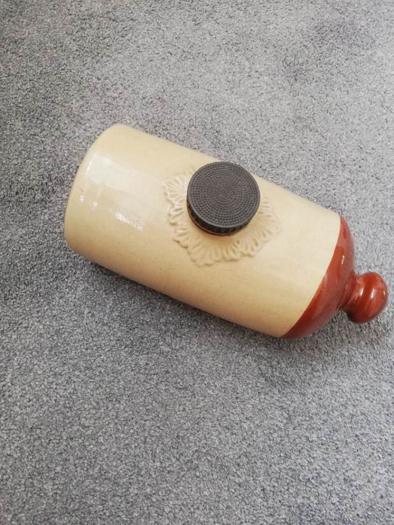 Vintage Lovatt's Langley Ware bed warmer / hot water bottle 