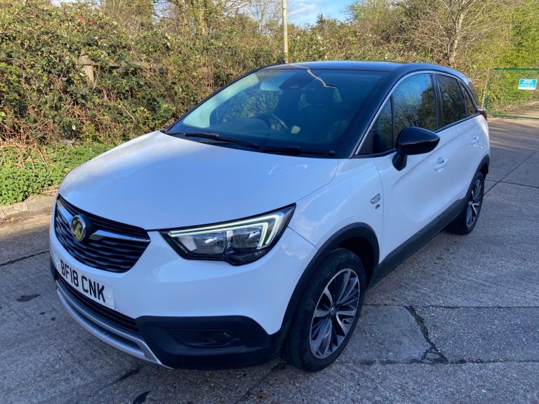 2018 Vauxhall Crossland X 1.6 Turbo D Elite Nav 5dr [Start Stop] White 43k Miles Years MOT Warran...