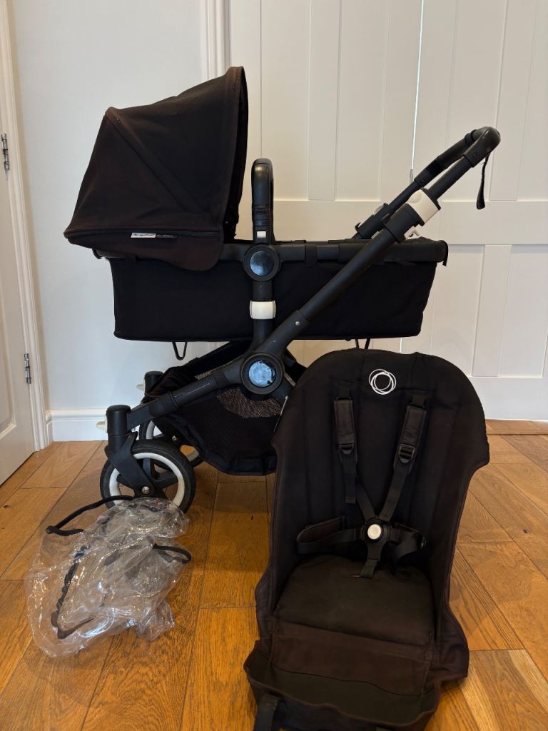 Bugaboo Buffalo Premium Edition Pushchair / Pram – Carrycot, Seat & Rain Cover