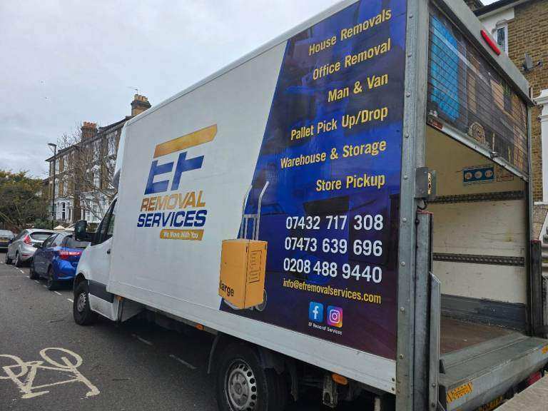 Man And Van Removals - EF Removal Services Ltd - Urgent Availability 24/7! 🚚