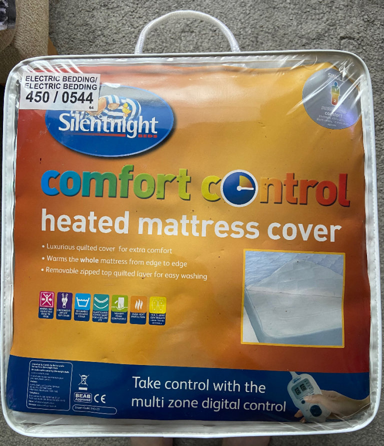 NEW Silentnight electric heated mattress cover - Single bed