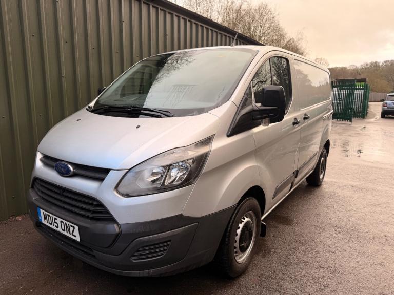 2015 15 FORD TRANSIT CUSTOM 2.2 TDCI L1H1 SWB VAN 112k S/H SILVER NO VAT