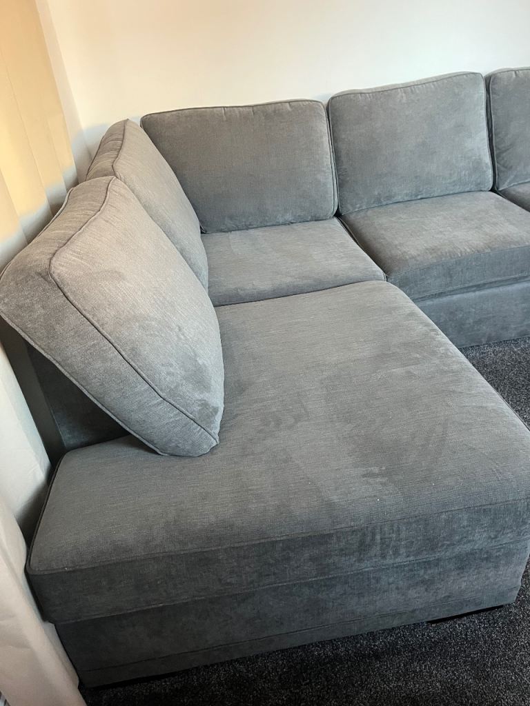 Grey Corner Sofa Brand New