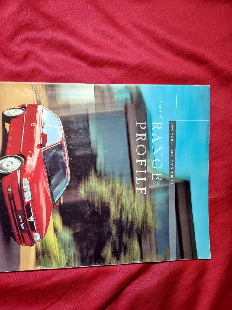Vauxhall cars brochures 