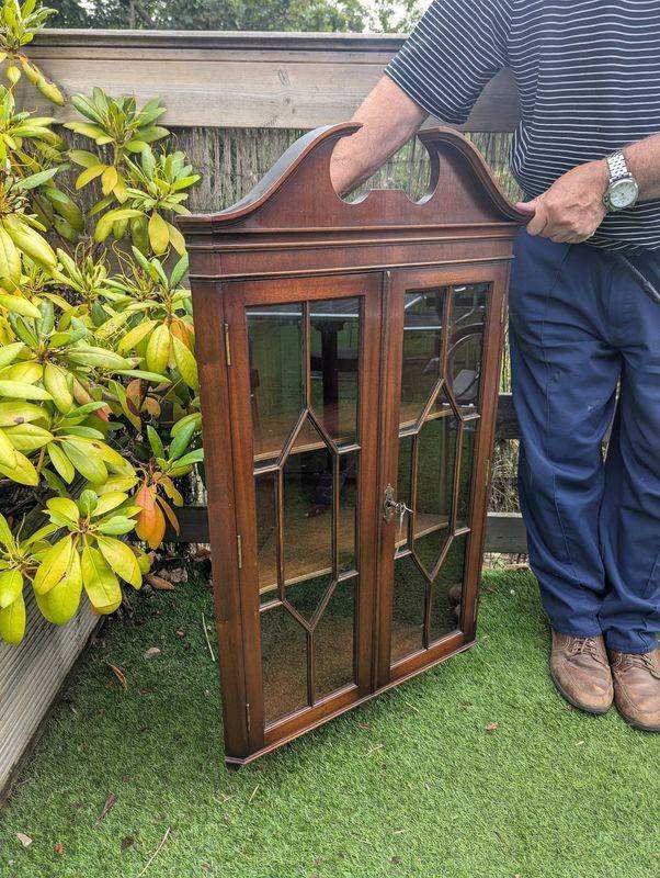 Bevan Funell Reprodux wall hanging corner cabinet