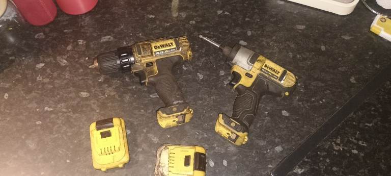 DeWalt drill and driver combo charger included