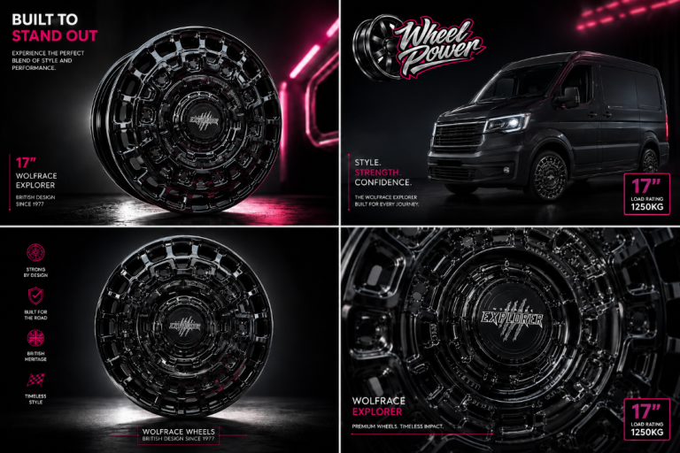17” 6x130 VW Crafter Mercedes Sprinter Alloys New Swamper Wheels