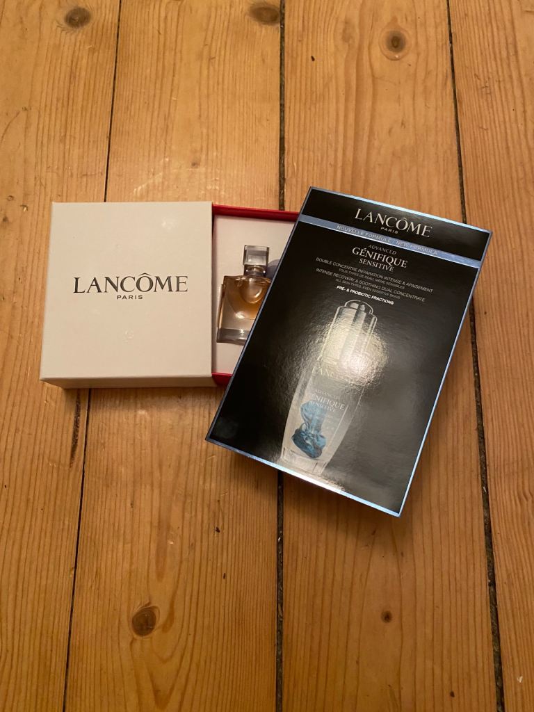 Lancôme La Vie et Belle fragrance and Génifique skincare 