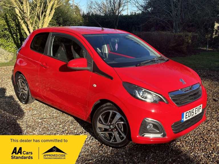 2015 Peugeot 108 1.2 VTi PureTech Allure Euro 5 3dr Hatchback Petrol Manual