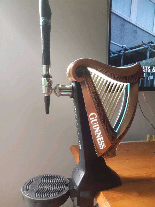 As New! GUINNESS EXTRA COLD HARP FONT/TAP
