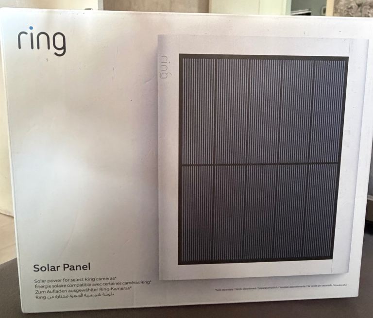 Ring Solar Panel for Select Ring Cameras – Brand New