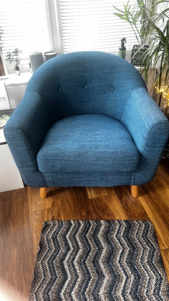 Blue Arm Chair 