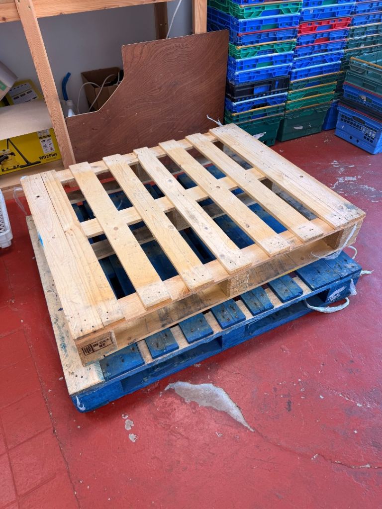 Free pallets collection only from Elderpark Workspace 