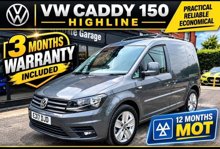 2017 Volkswagen Caddy 2.0 TDI BlueMotion Tech 150PS Highline Van PANEL VAN Diesel Manual