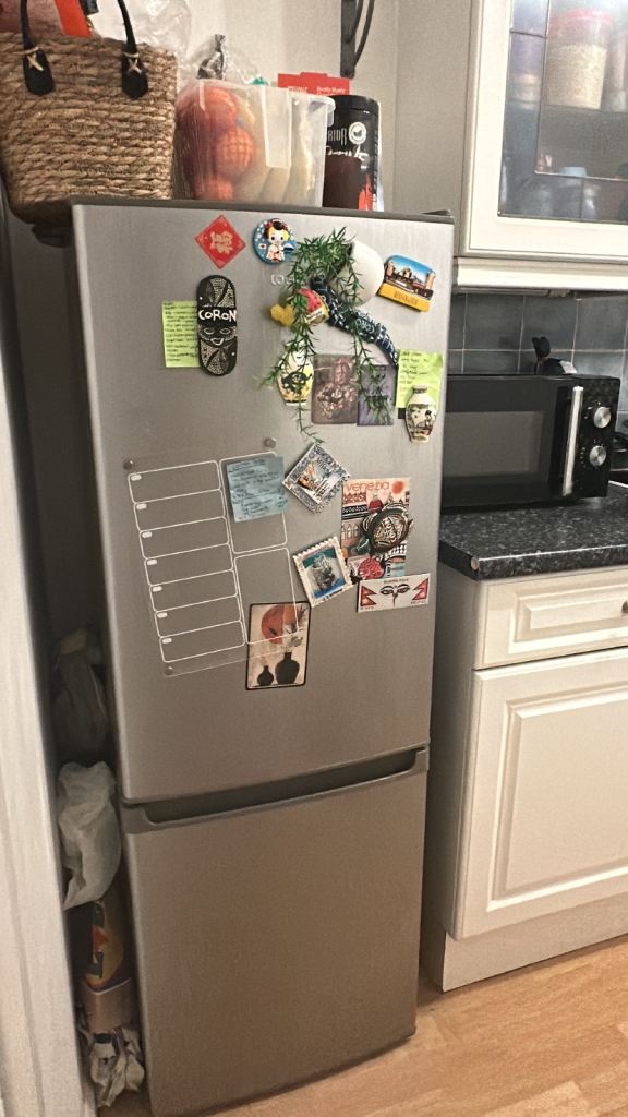 Silver Freestanding Fridge Freezer - Good Condition