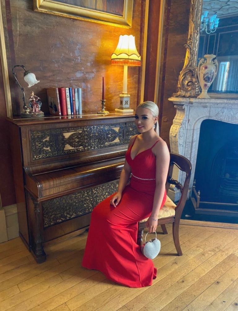 Stunning Red Prom/Occasion Dress – As Good As New