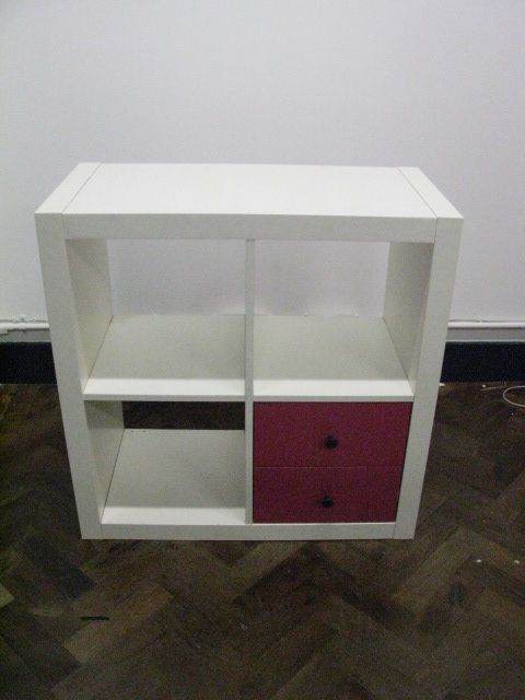 Ikea Kallax Shelving Unit with 2 drawers