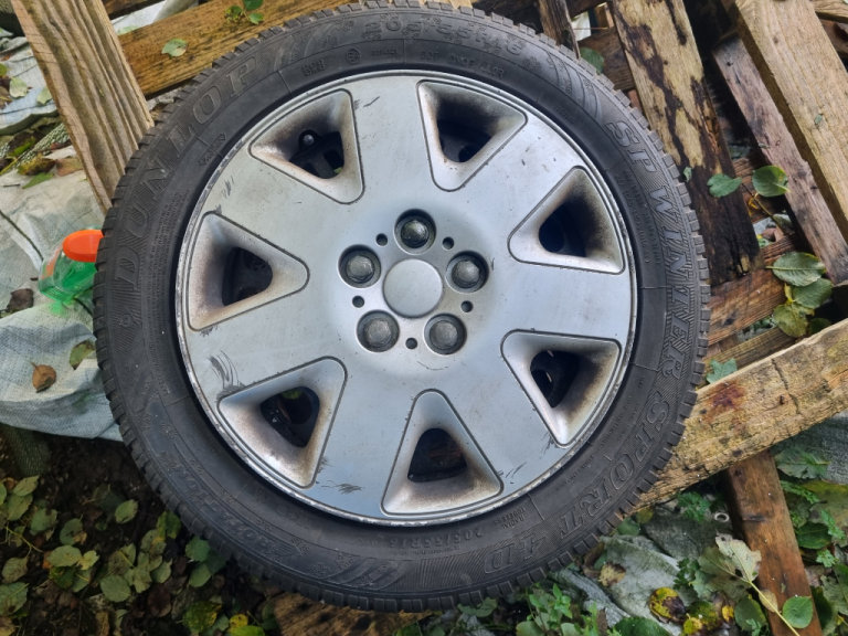Snow tyres vauxhall spare wheel