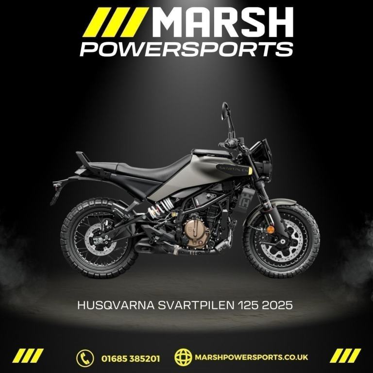 Husqvarna Svartpilen 125 2025 - Husqvarna Main Dealer - 300 OFF! 0% Finance!