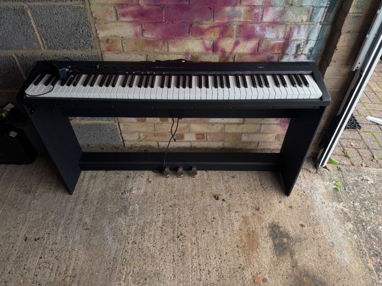 VISIONKEY 200 Electric Keyboard with Stand and Pedals