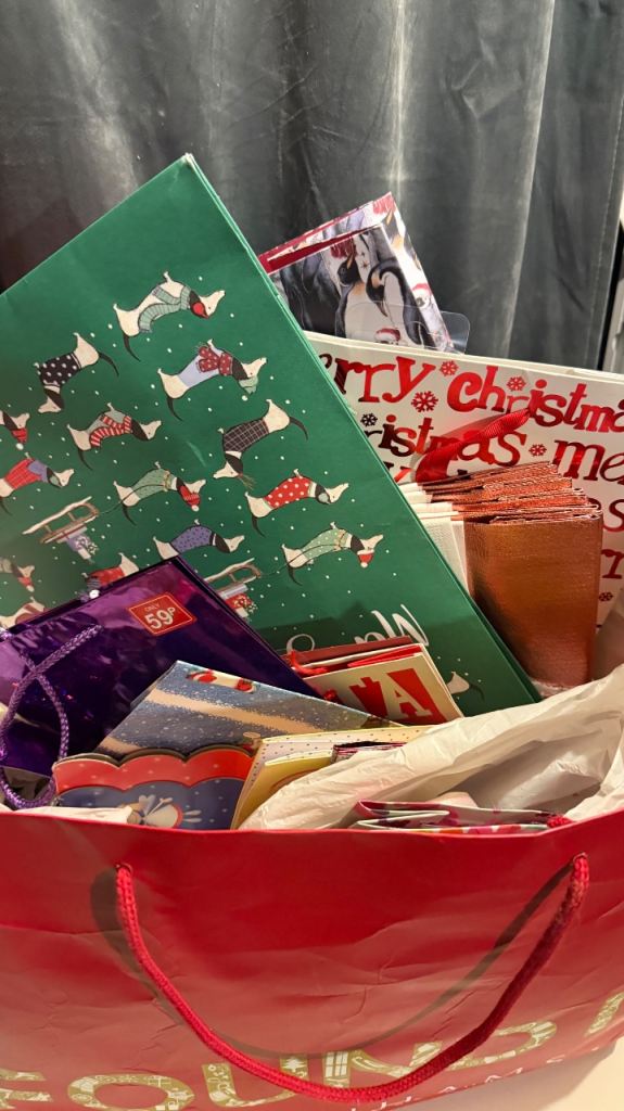 Huge Assortment of Gift Bags – Christmas & All-Occasion (Various Sizes)