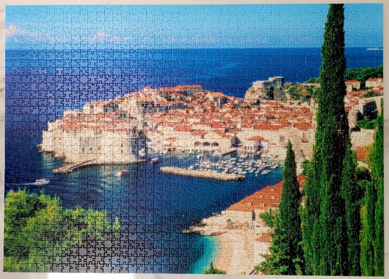 Ravensburger 1500 piece jigsaw puzzle. Dubrovnik