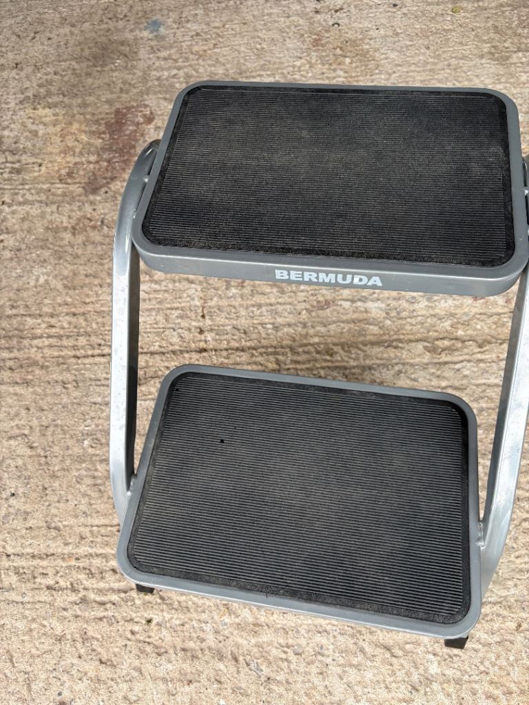 Double Steel Caravan Steps