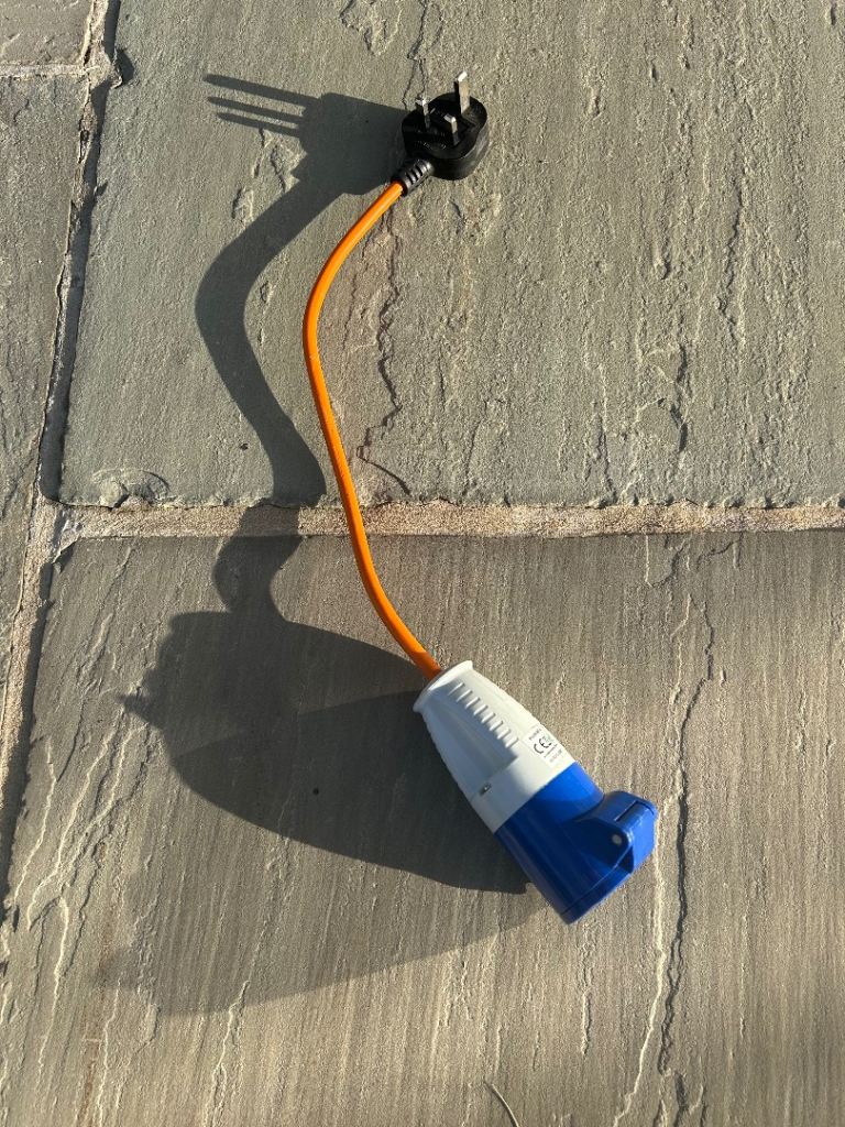 Mains Adapter for Caravan Power Lead