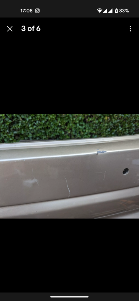 BMW 5 SERIES F10 10-16 REAR BUMPER