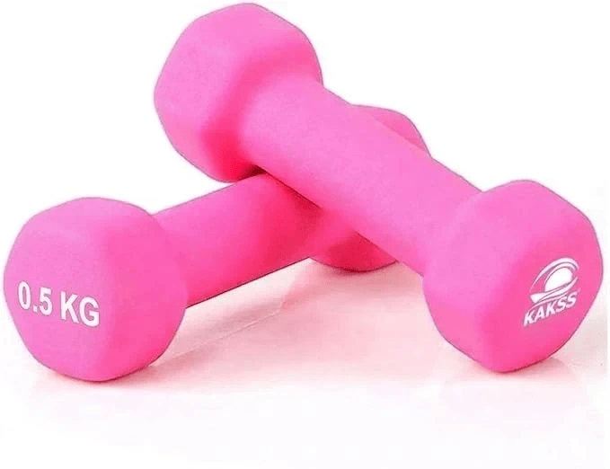 KAKSS 0.5 KG Pink Dumbbells – New