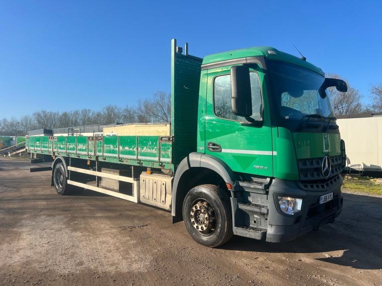 Mercedes-Benz Arocs 1824 TRIPLE DROPSIDE , AUTO , ON STEEL 