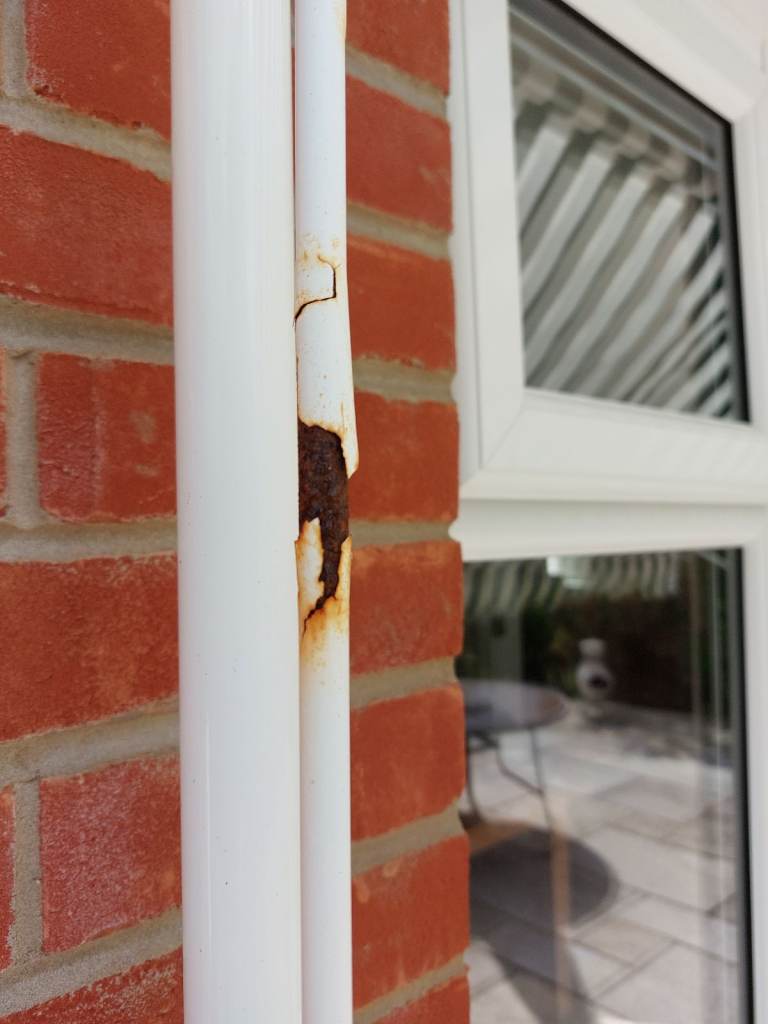 3.0m Manual Awning, Green and White