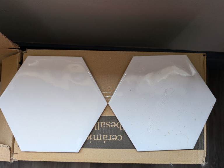 Hexagon wall tiles