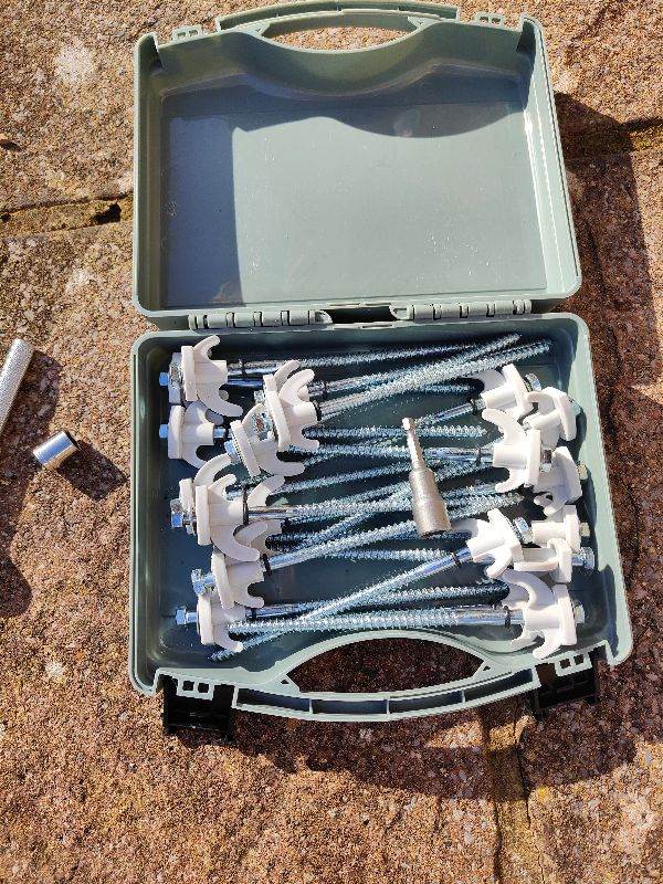 Heavy duty awning/tent pegs