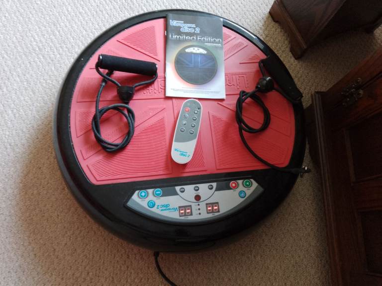 oscillating plate about 2 ft. in diameter. with remote.