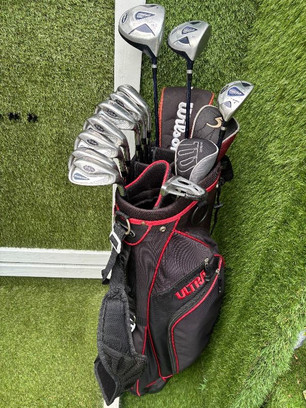 Wilson ProStaff Full Golf Set (5–SW Irons + Driver, 3 Wood, Hybrid + Stand Bag UK delivery available