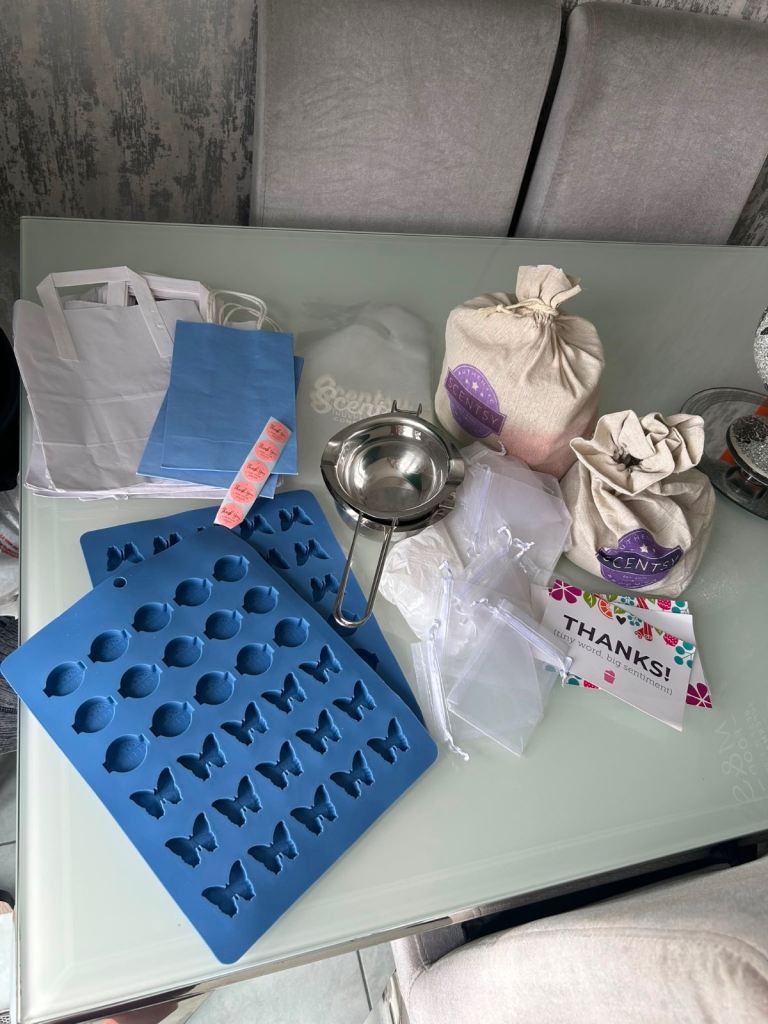Wax Melt Making Kit with Silicone Moulds & Accessories