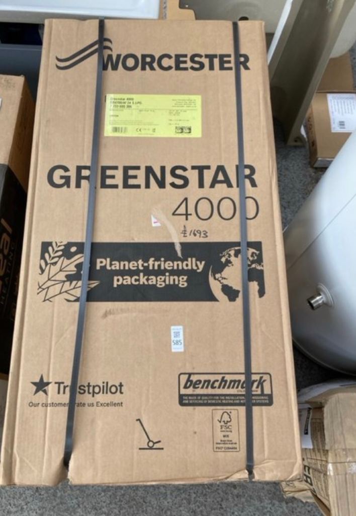 Worcester Bosch Greenstar 4000 24kW System Boiler LPG 7733600386