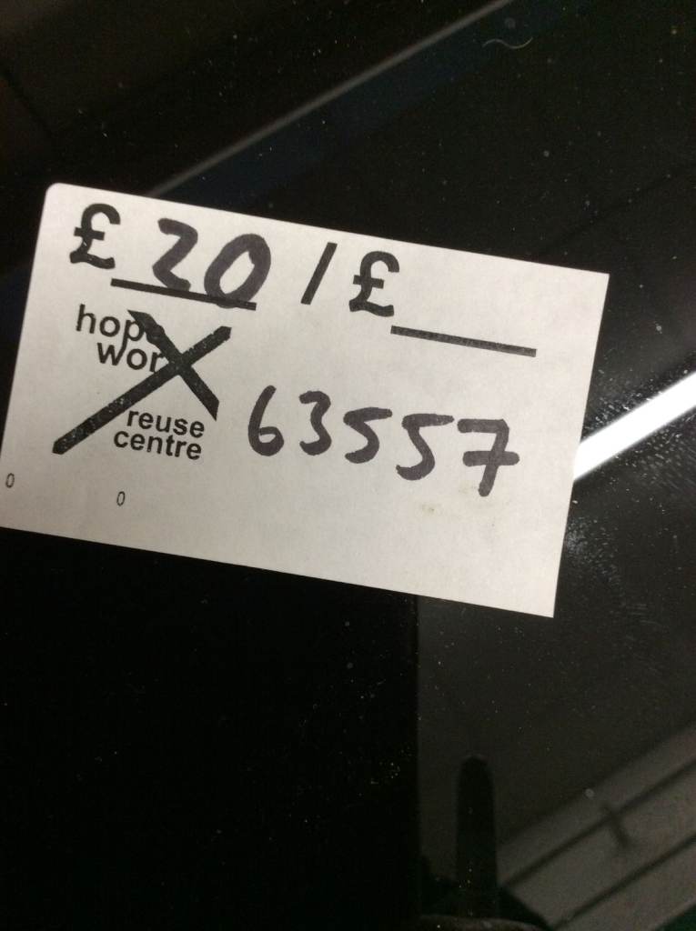 Glass-topped Coffee Table  #63557  £20